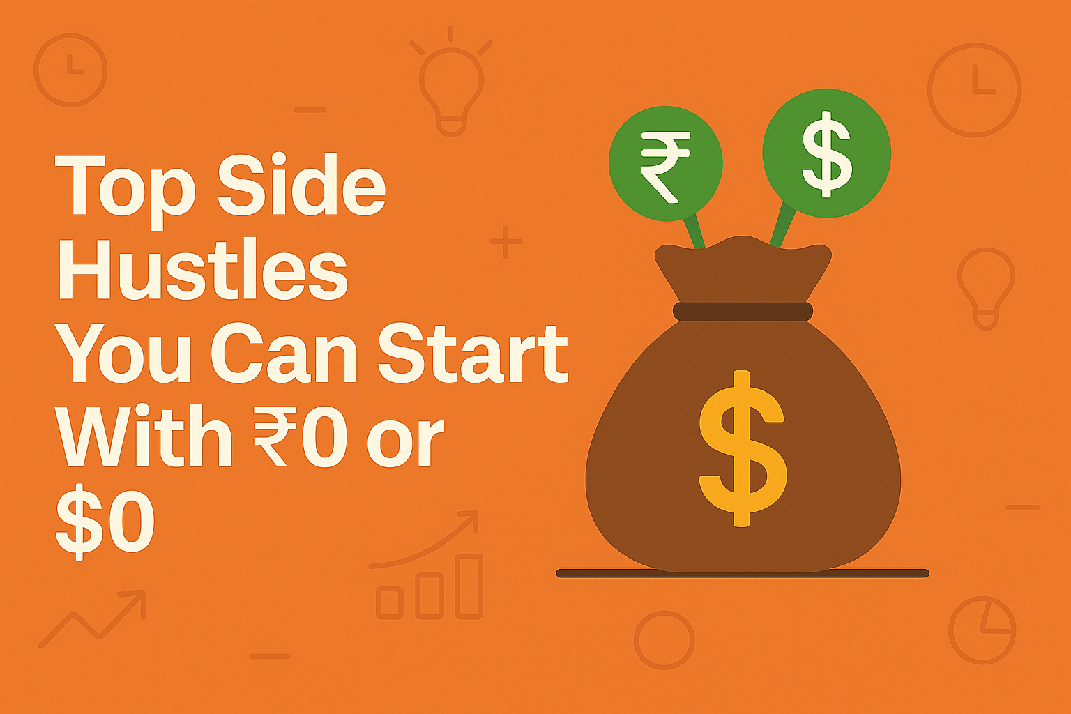 Top Side Hustles You Can Start With ₹0 or $0